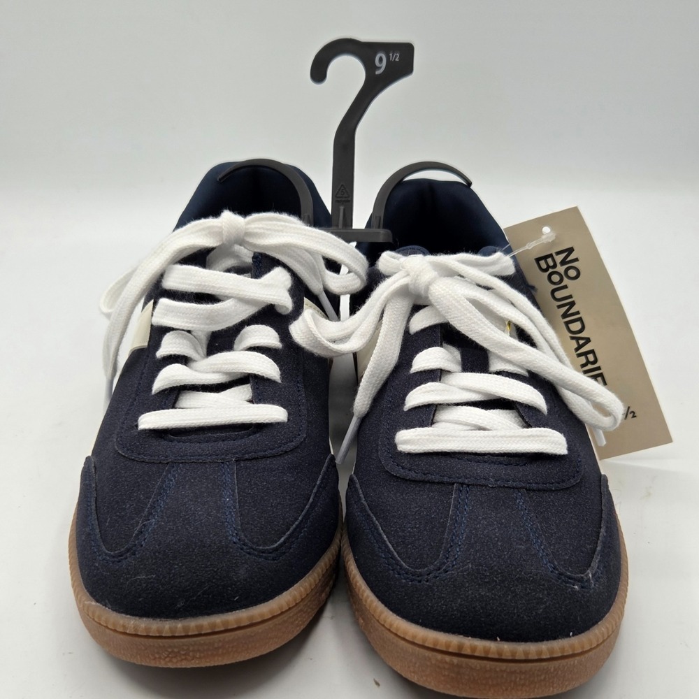 BRAND‎ NEW No Boundaries Women's Navy Blue Lace-Up Sporty Sneakers Size 9.5 - Picture 2 of 6